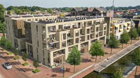 Zo komen de nieuwe appartementen in Drachten eruit te zien. Illustratie: gemeente Smallingerland